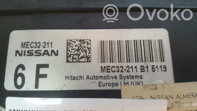 Nissan Almera N16 Engine control unit/module 
