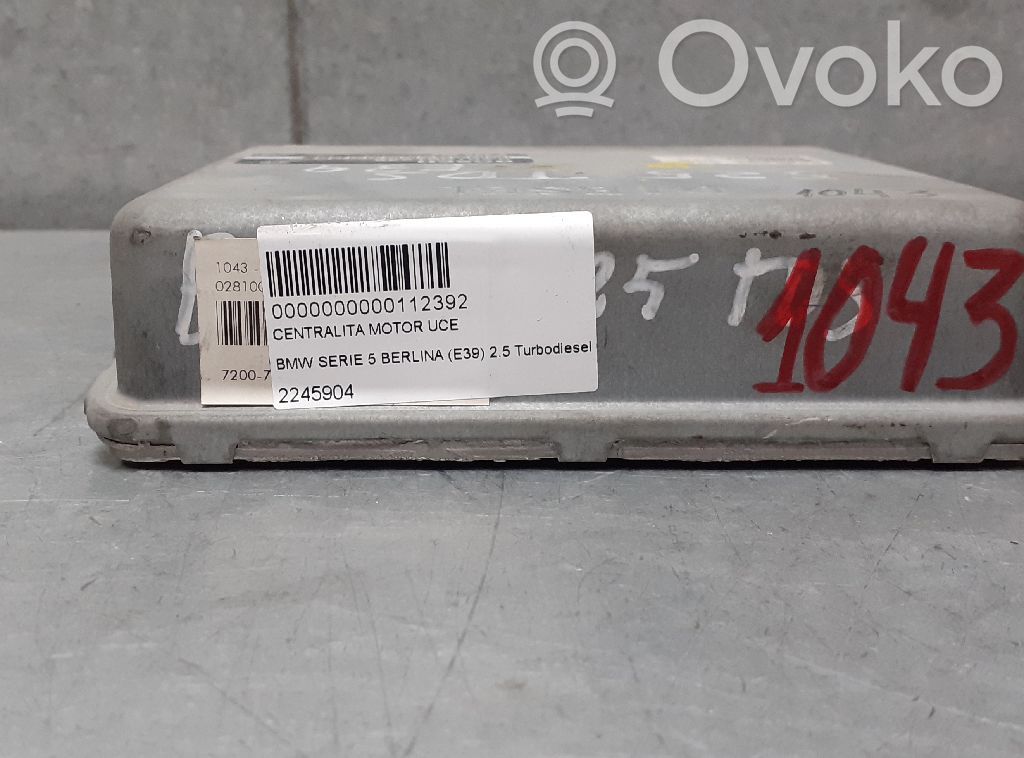 BMW 5 E39 Sterownik / Moduł ECU 
