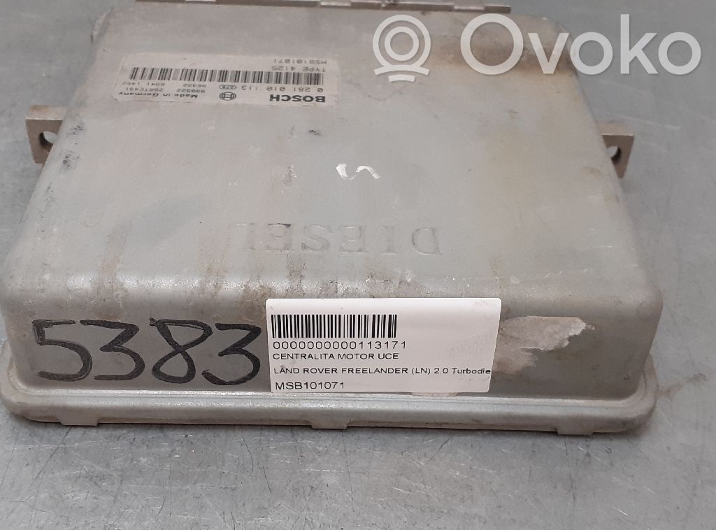 Moottorin ohjainlaite/moduuli   MSB101071