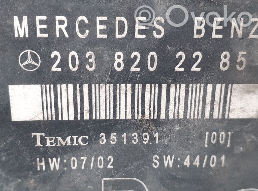 Mercedes-Benz C W203 Komfortsteuergerät Zentralverriegelung