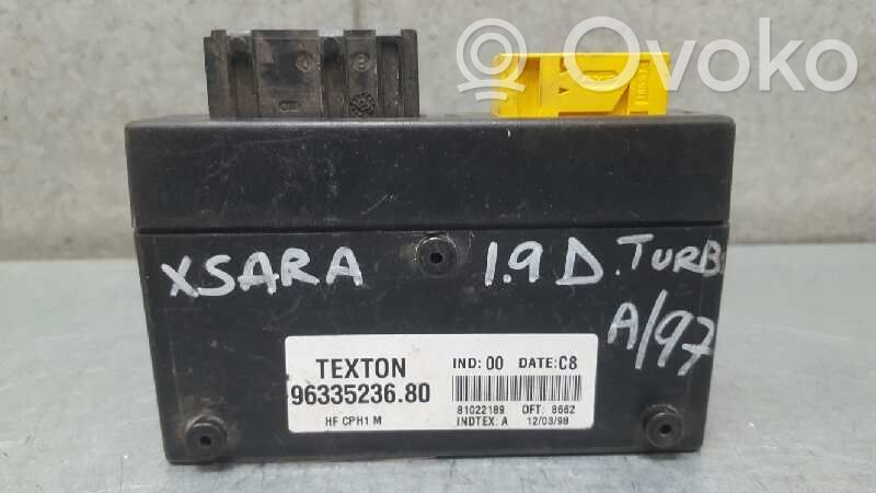 Citroen Xsara Unidad de control/módulo del bloqueo de puertas 