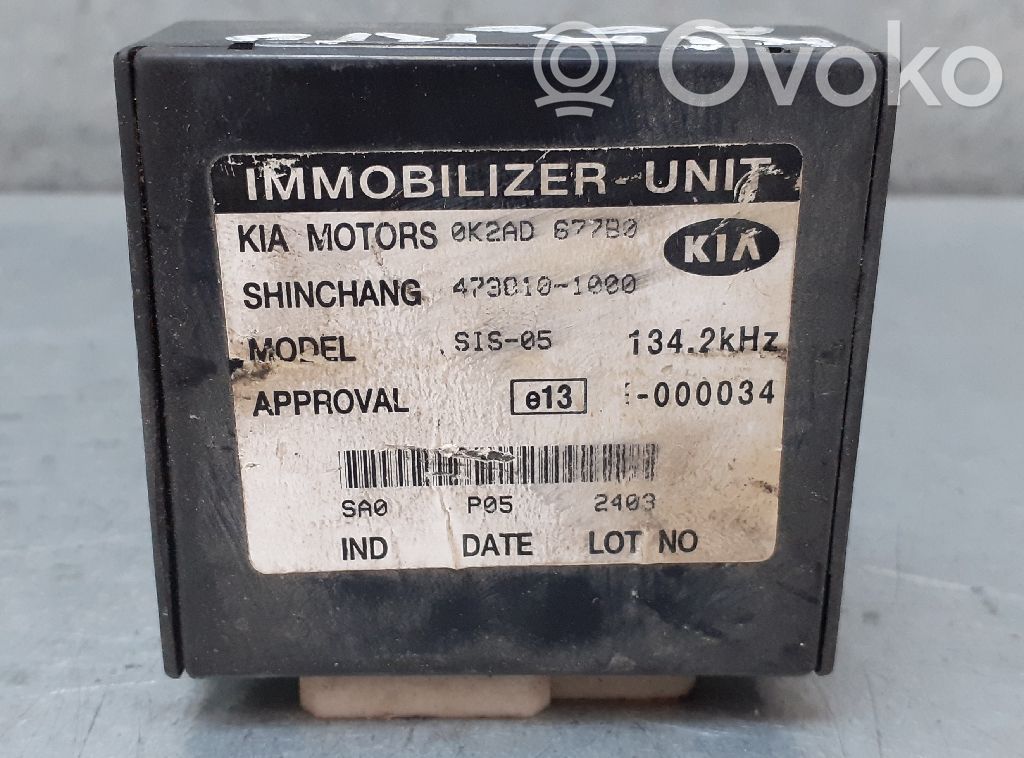 Immobilizer control unit/module   0K2AD67780