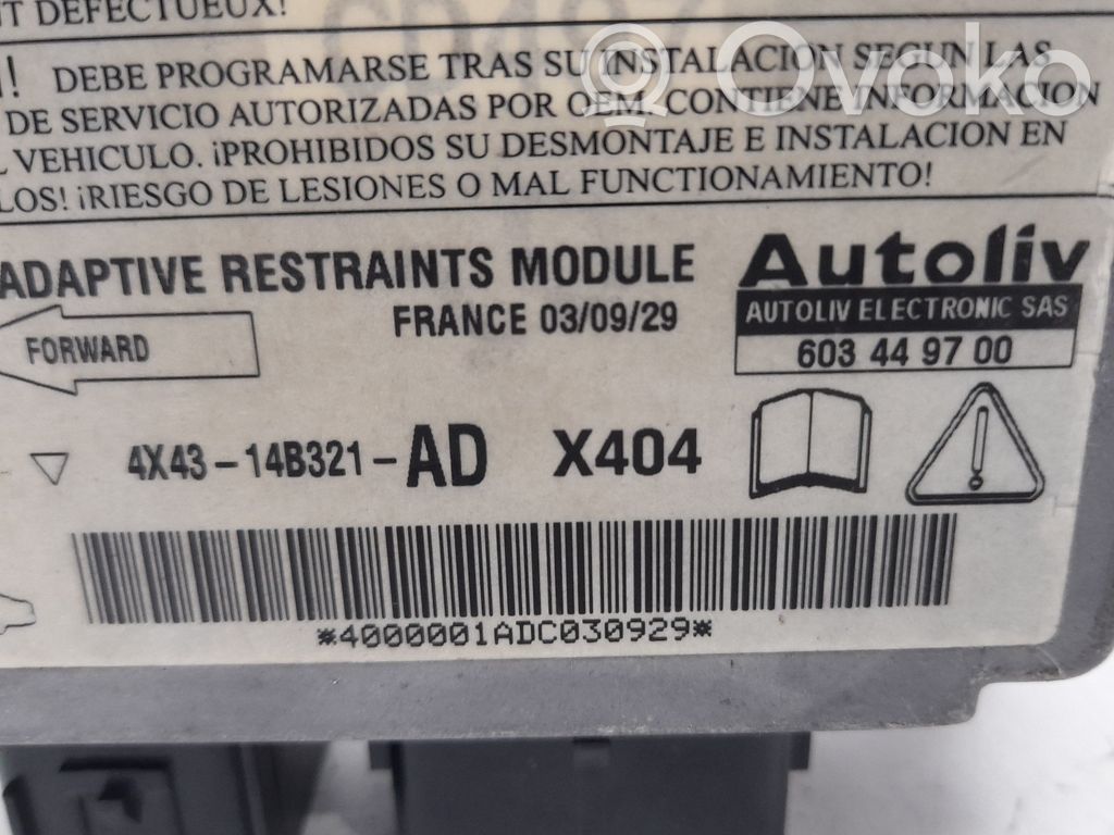 Airbag control unit/module   4X4314B321AD
