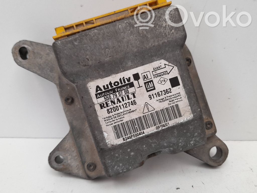 Unidad de control/módulo del Airbag   8200112746
