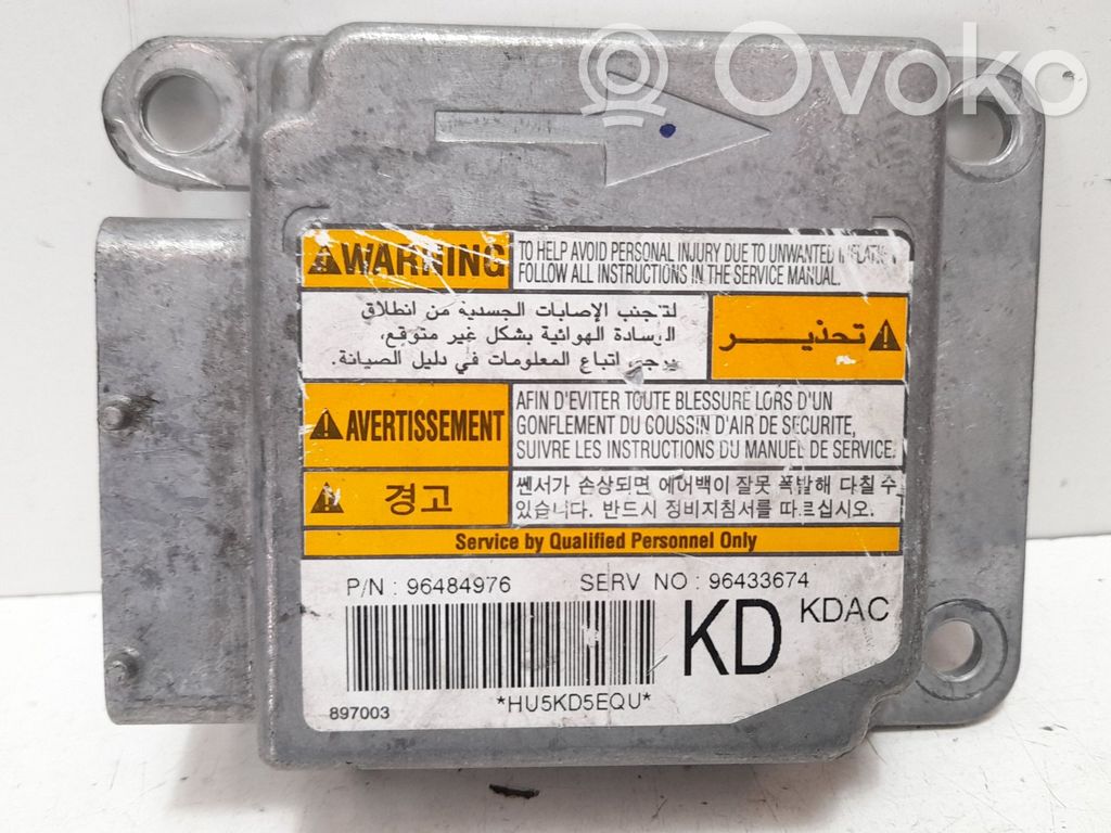 Chevrolet Matiz Airbag control unit/module 