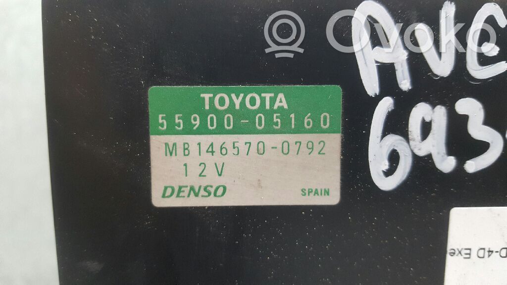 Toyota Avensis T250 Centralina del climatizzatore