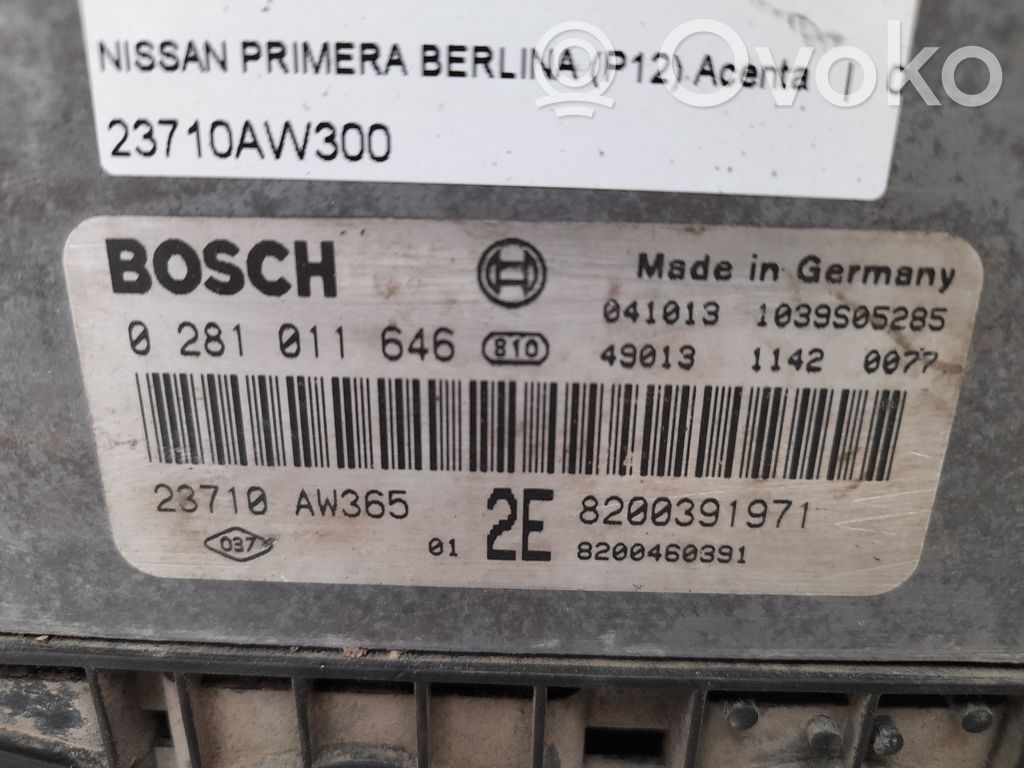 Engine control unit/module   23710AW365