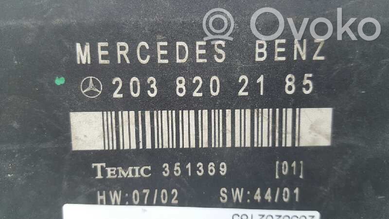 Mercedes-Benz C W203 Komfortsteuergerät Zentralverriegelung 