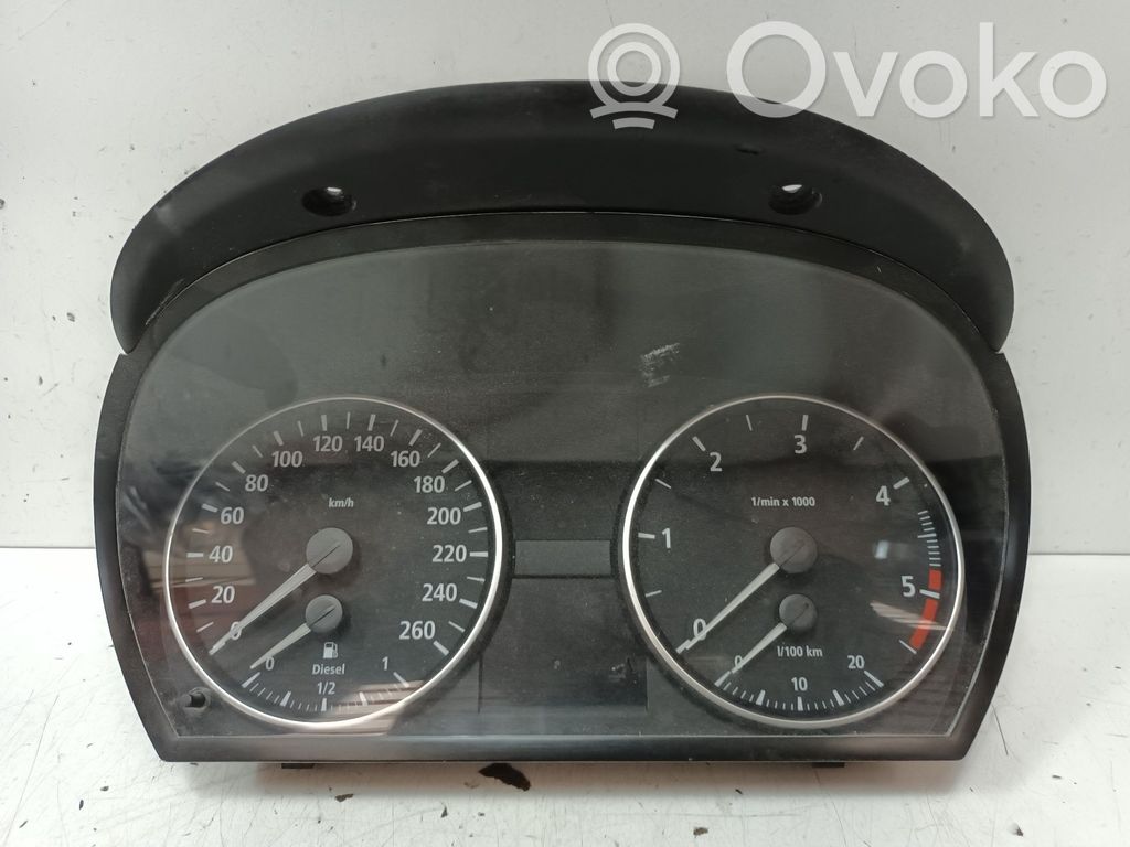 BMW 3 E90 E91 Tachimetro (quadro strumenti) 