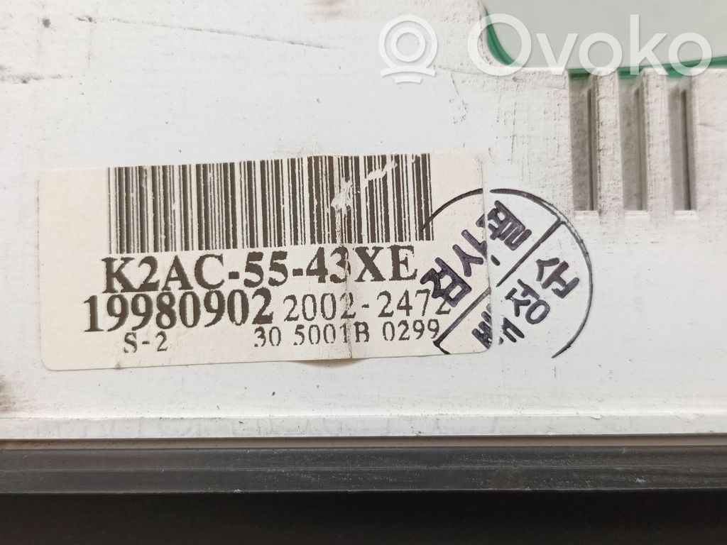 KIA Shuma Tachimetro (quadro strumenti) 