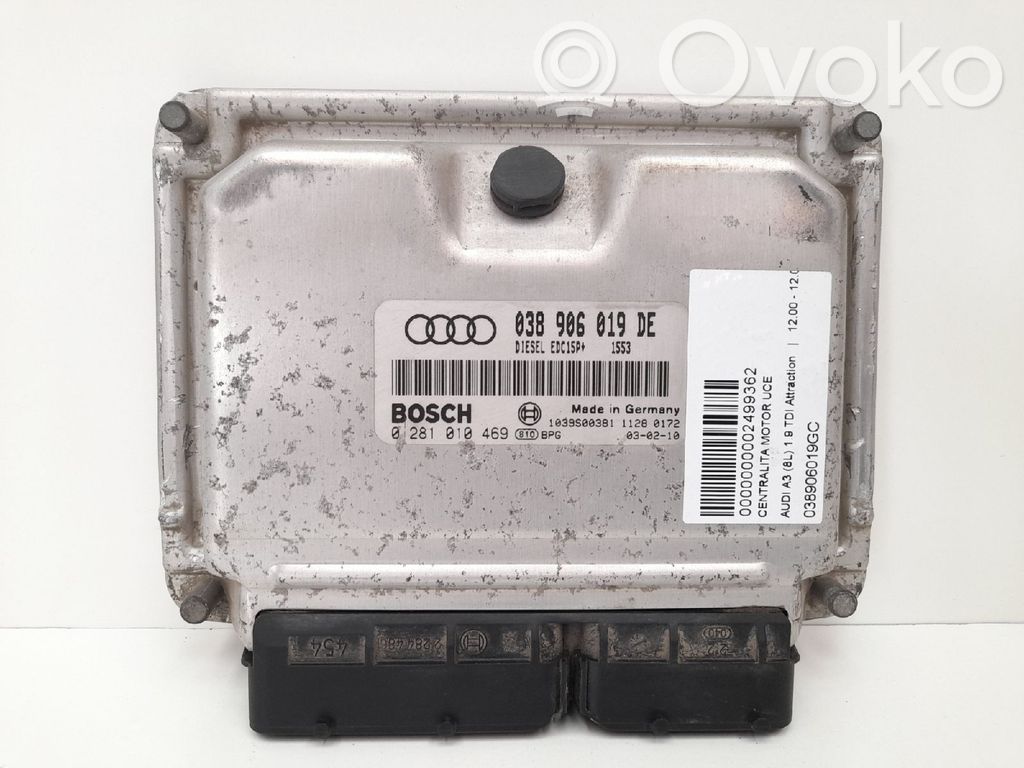 Audi A3 S3 8L Centralina/modulo del motore
