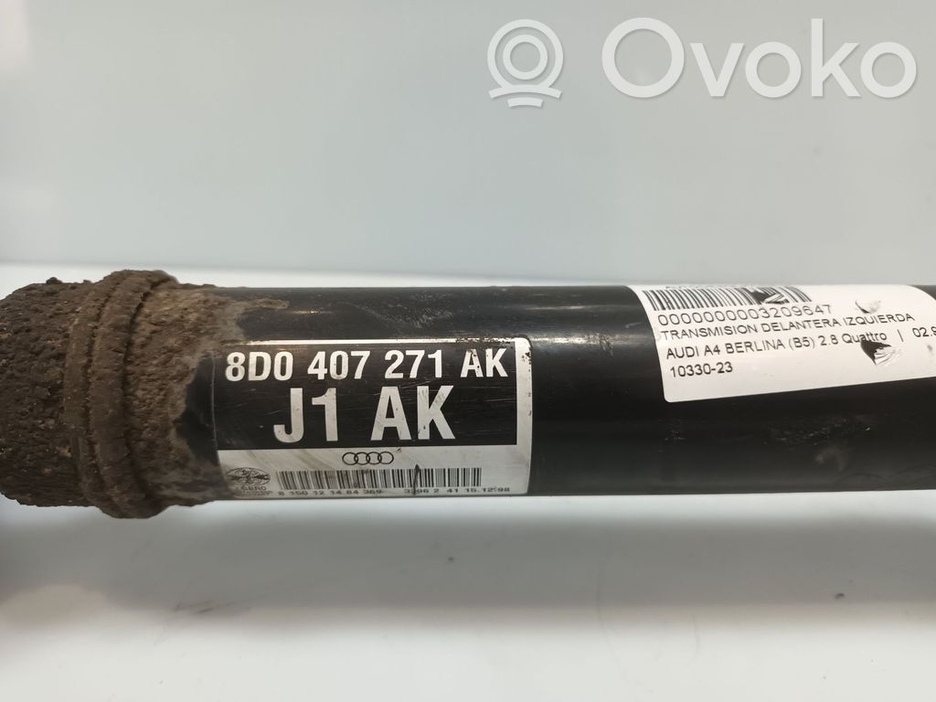 Eje de transmisión delantero   8D0407271AK