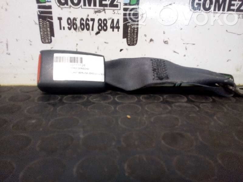 Hebilla del cinturón de seguridad trasero