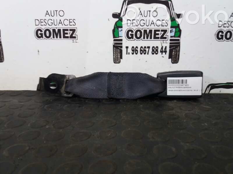 Hebilla del cinturón de seguridad trasero