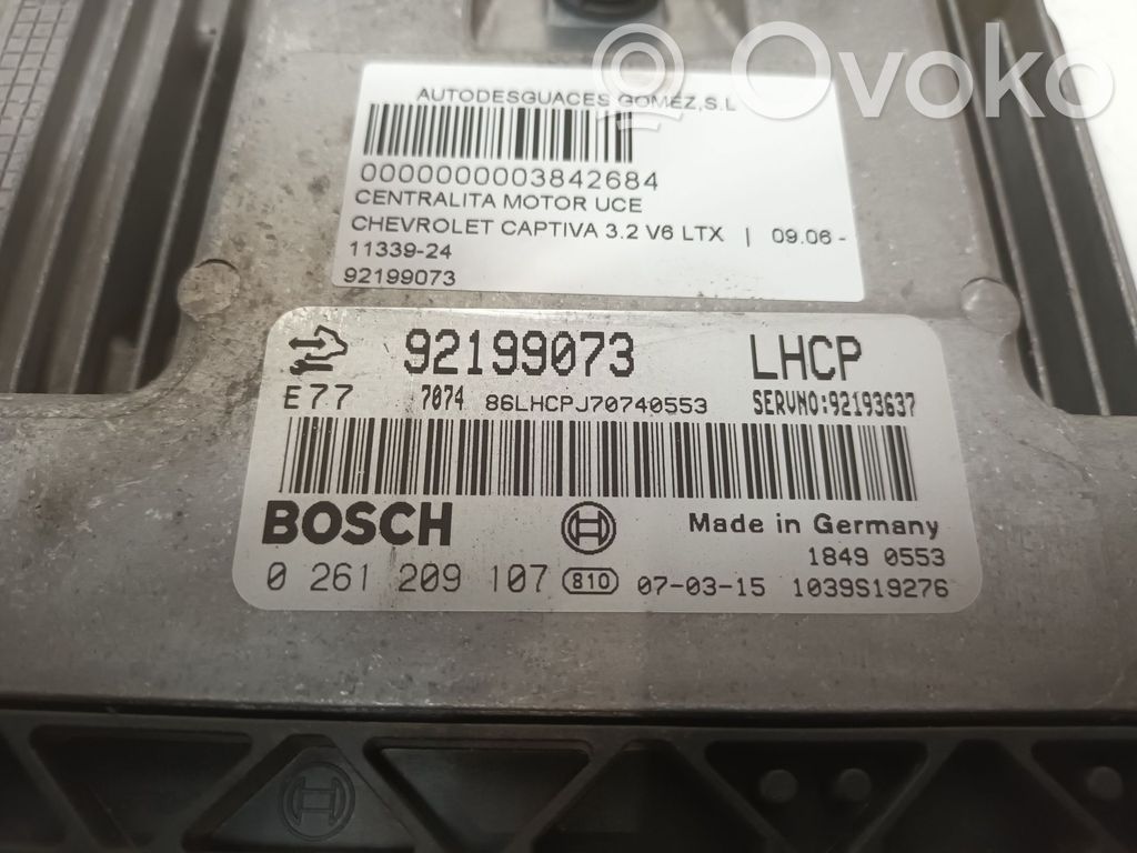Chevrolet Captiva Unitate/modul de control motor 