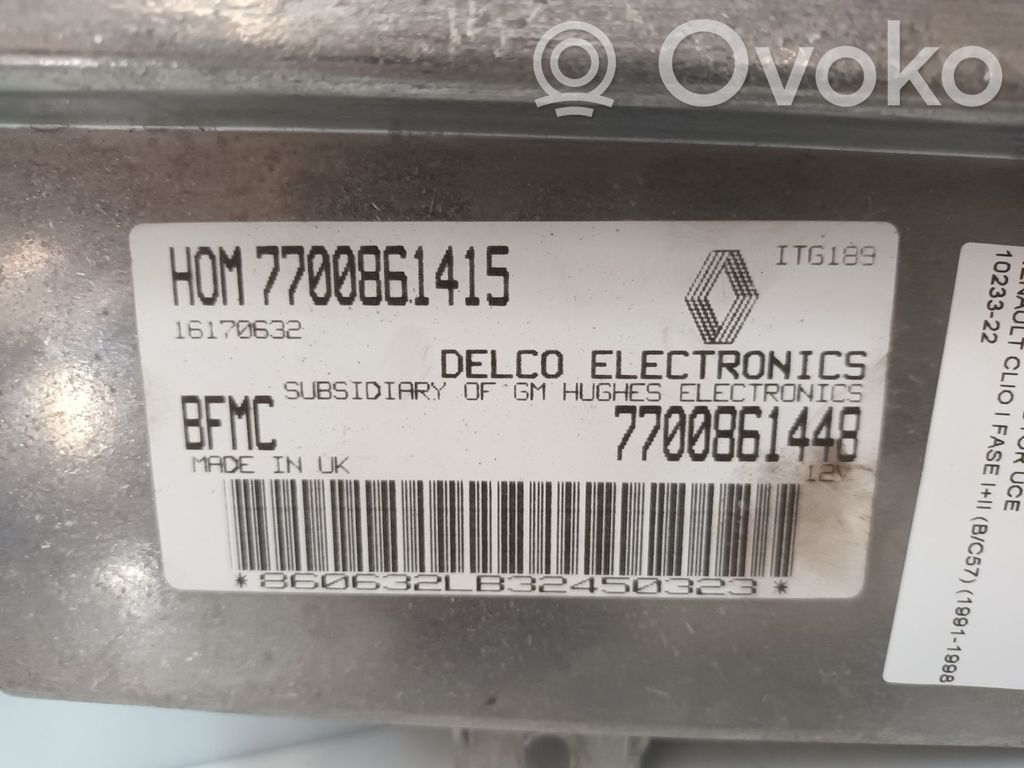 Renault Clio I Engine control unit/module 