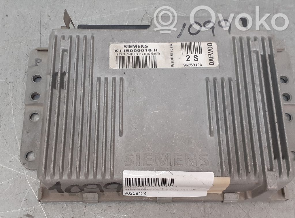 Unidad de control/módulo del motor   96259124