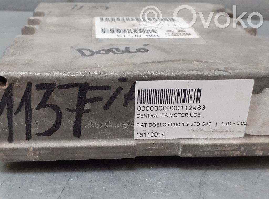 Fiat Doblo Engine control unit/module 