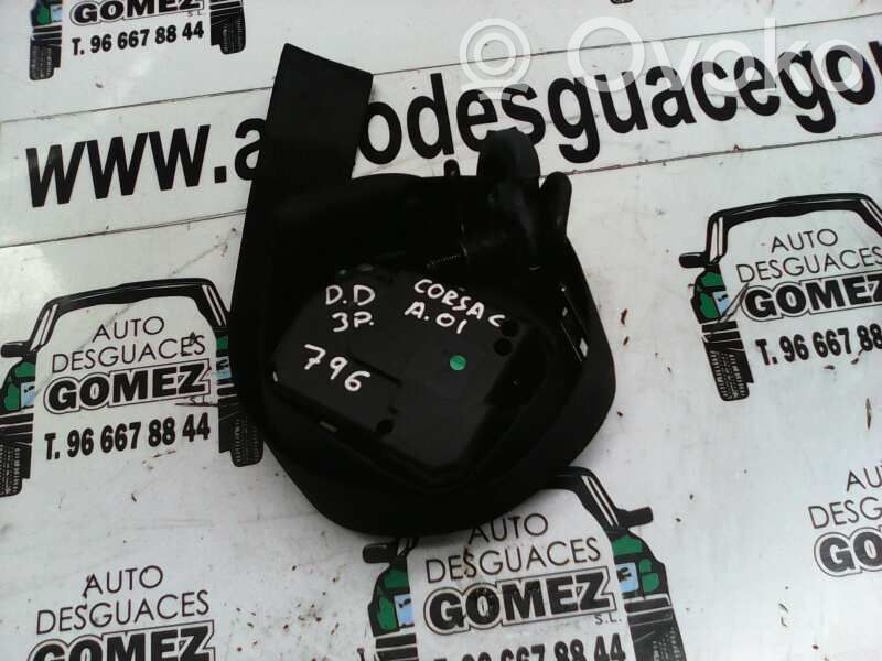 Opel Corsa C Cinturón delantero 