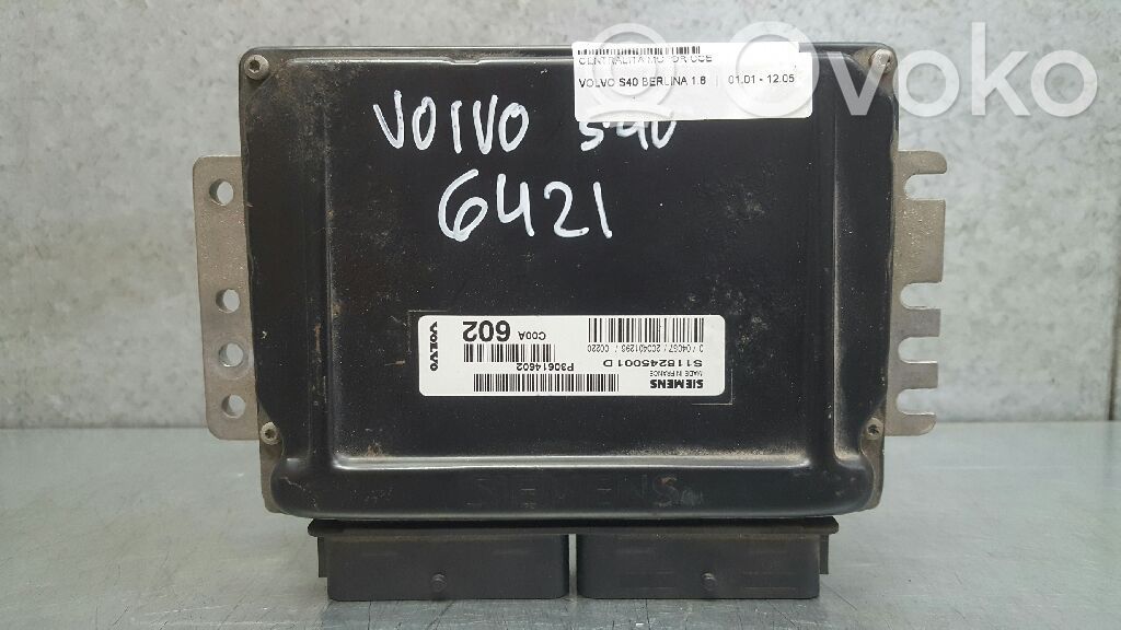 Volvo S40, V40 Engine control unit/module 