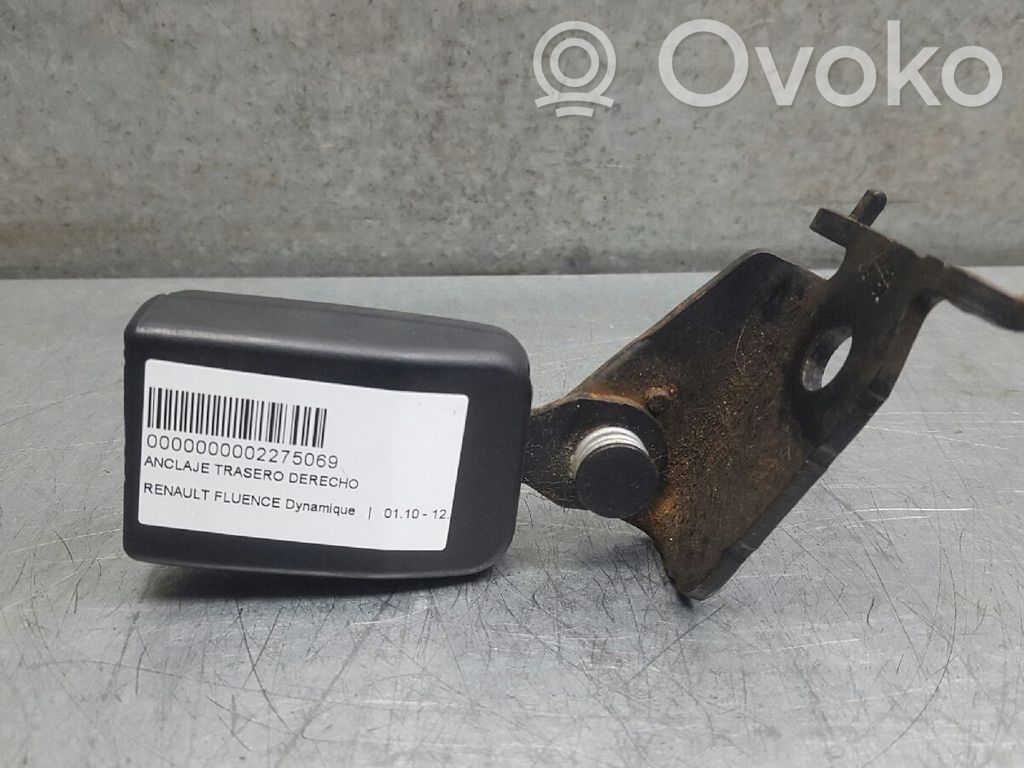 Renault Fluence Bridă fixare centură de siguranță spate