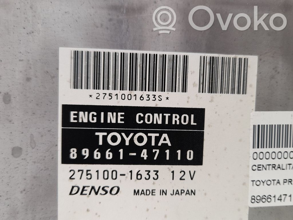 Toyota Prius (NHW20) Unitate/modul de control motor 