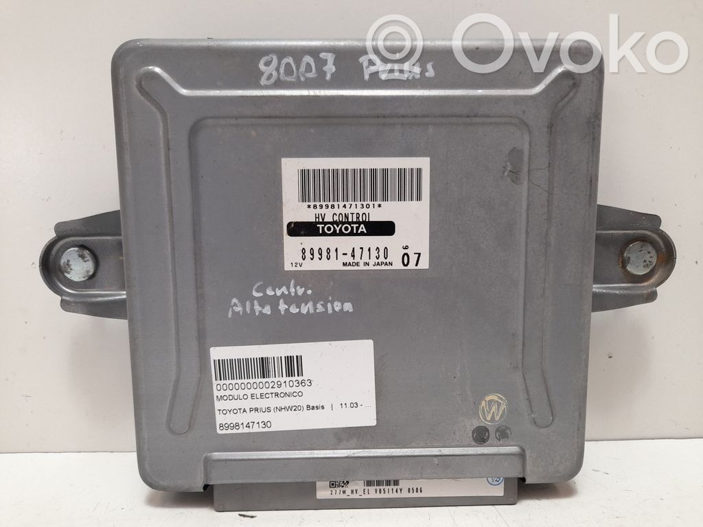 Toyota Prius (NHW20) Altre centraline/moduli 