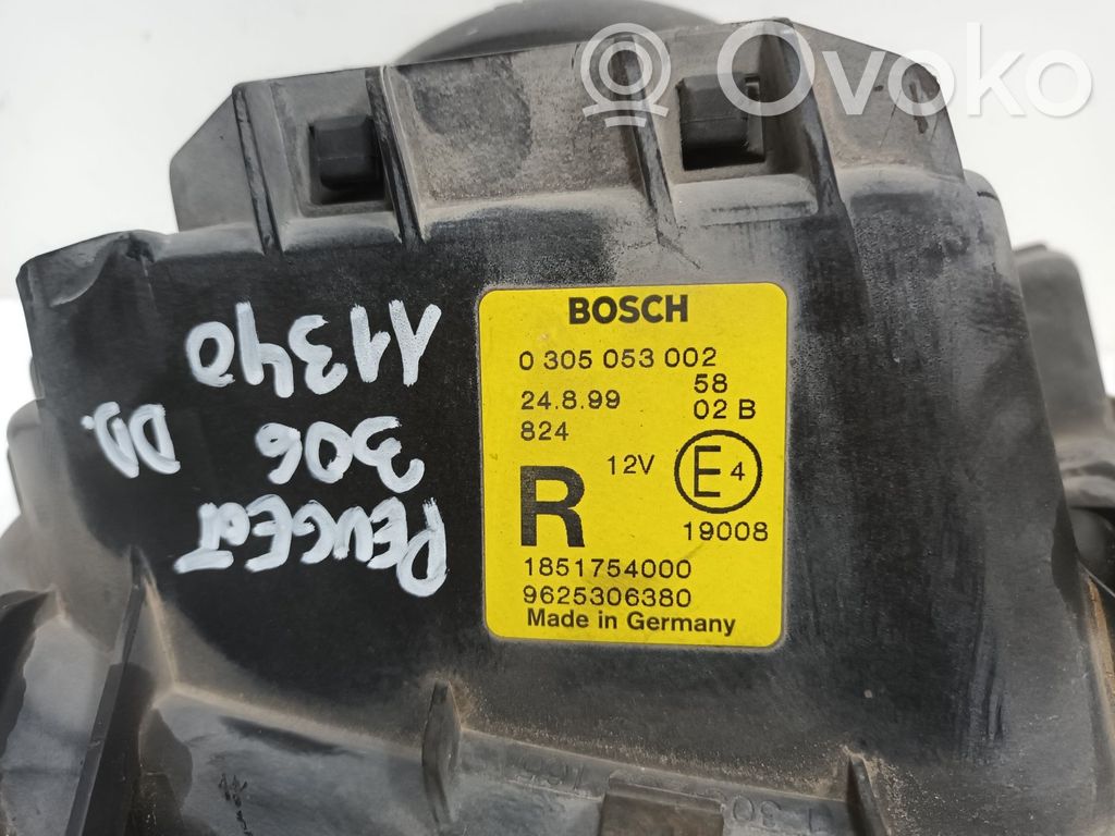 Peugeot 306 Światło przeciwmgłowe przednie 