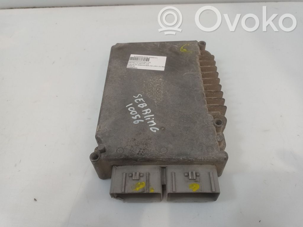Chrysler Sebring (ST-22 - JR) Centralina/modulo del motore 