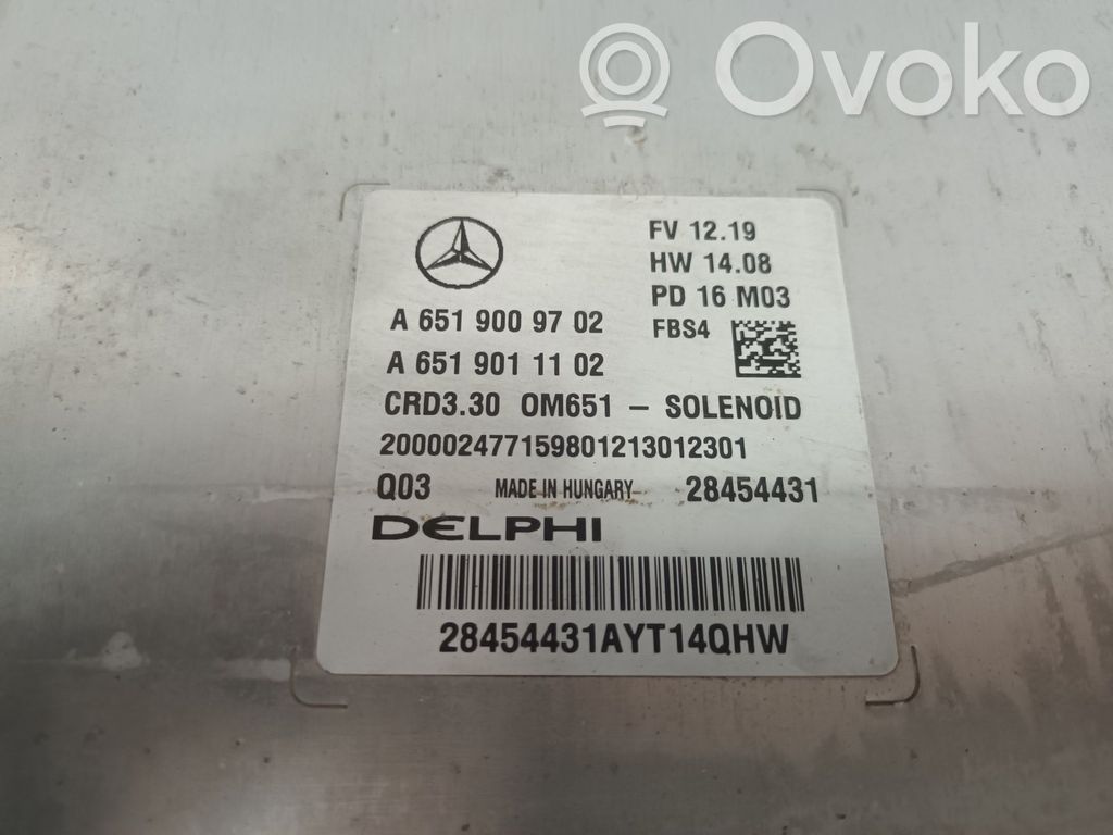 Mercedes-Benz CLA C117 X117 W117 Centralina/modulo del motore