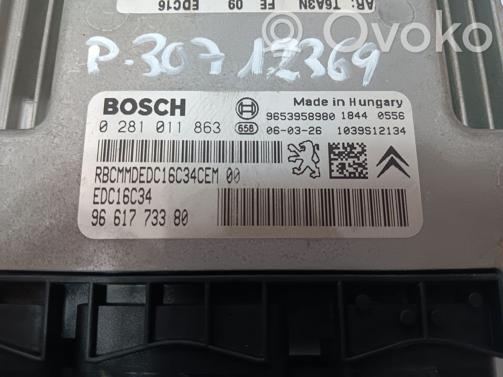 Peugeot 307 Unitate/modul de control motor 