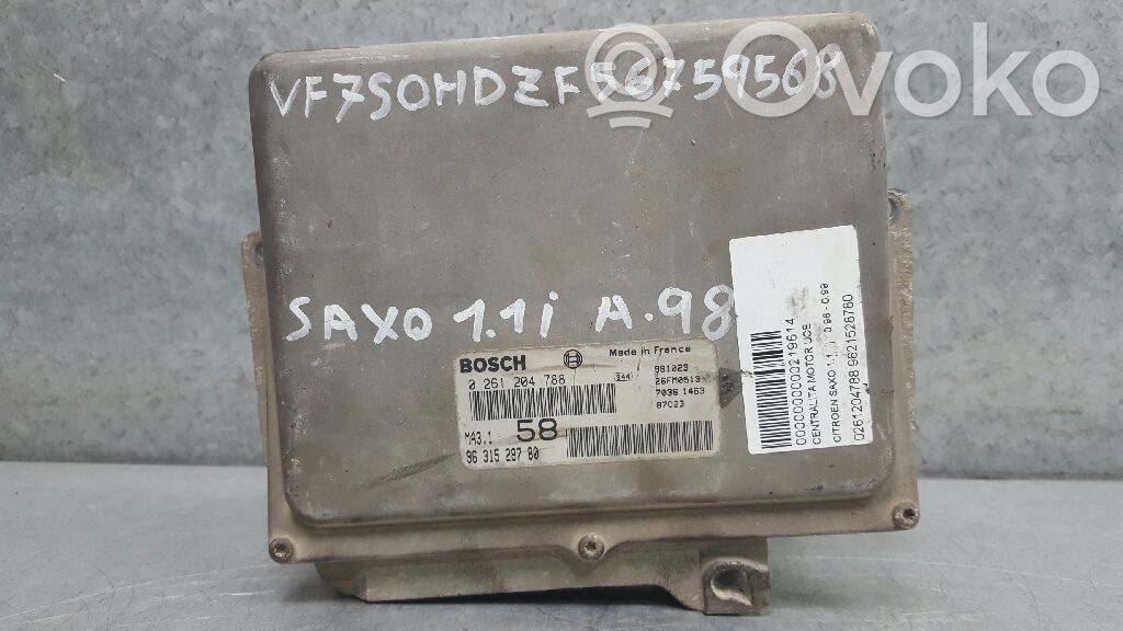 Unitate/modul de control motor   9631528780