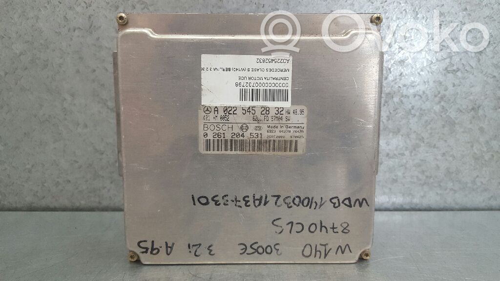 Mercedes-Benz S W140 Unitate/modul de control motor 