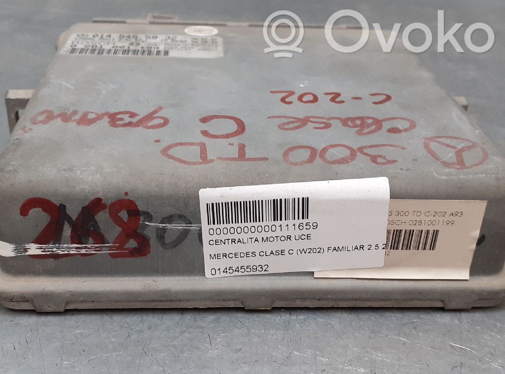 Mercedes-Benz C W202 Unitate/modul de control motor 