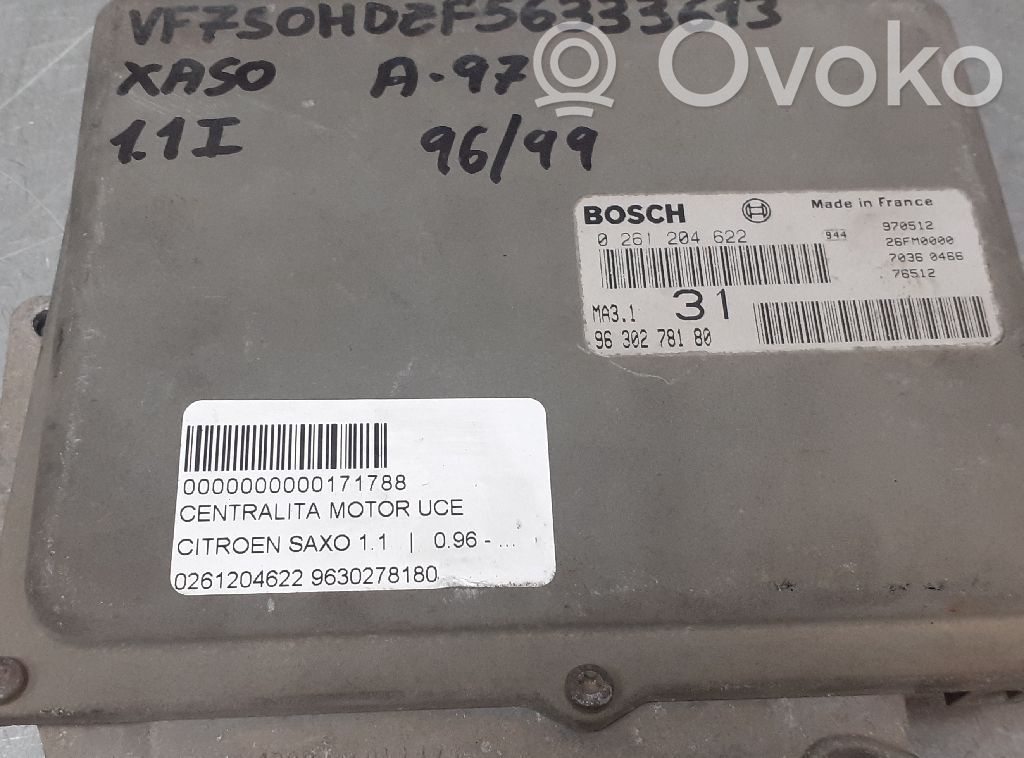 Citroen Saxo Unitate/modul de control motor
