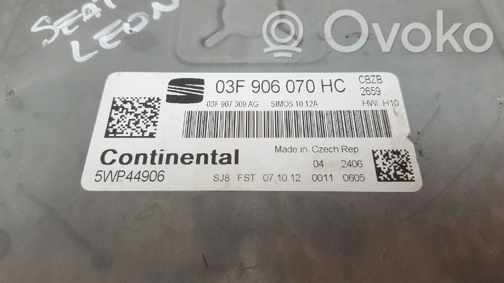 Moottorin ohjainlaite/moduuli   03F906070HC