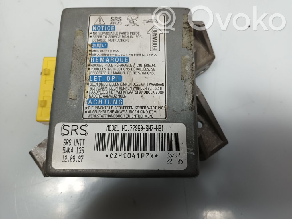 Honda Accord Unidad de control/módulo del Airbag 
