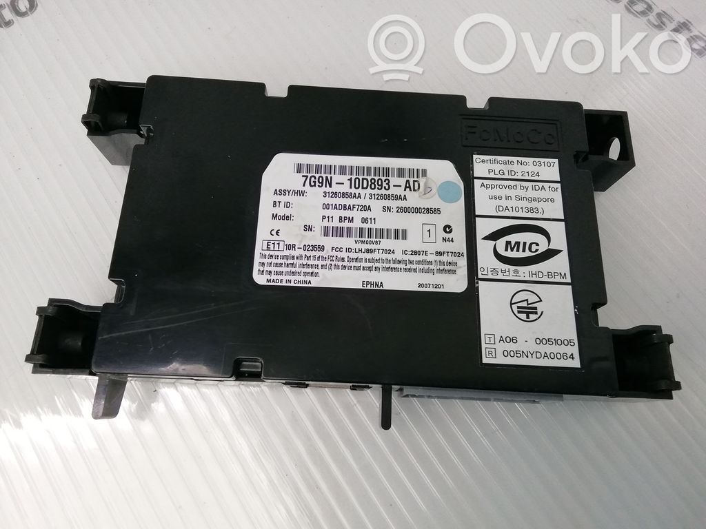 Volvo V70 Unidad de control/módulo de bluetooth 