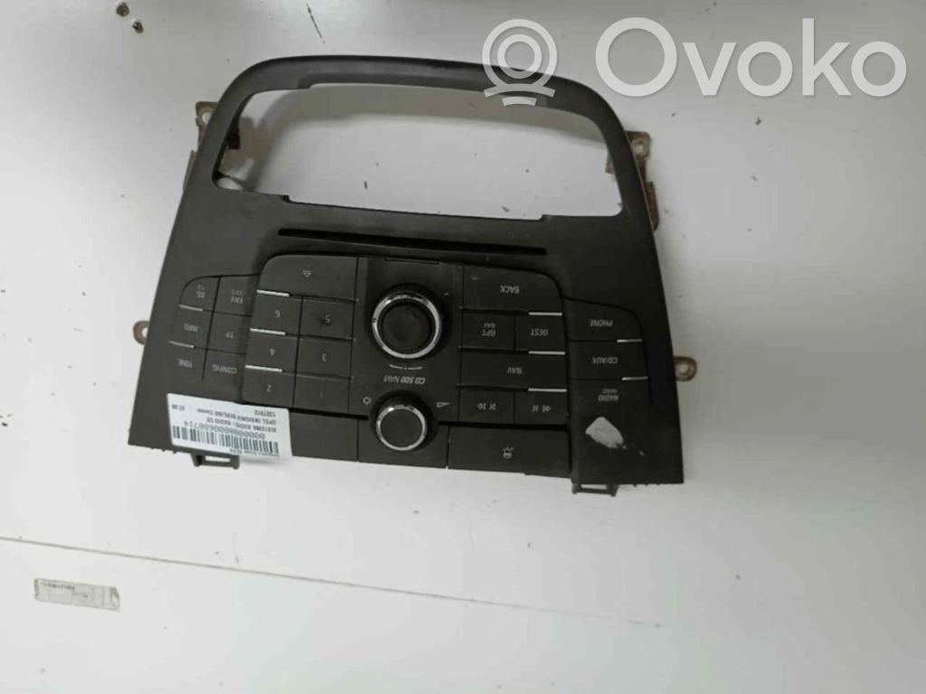 Opel Insignia A Unidad delantera de radio/CD/DVD/GPS 