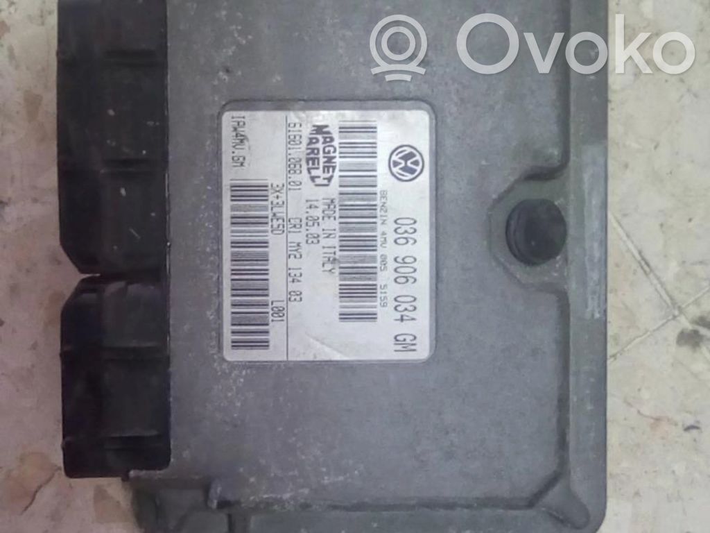 Unité de commande, module ECU de moteur   036906034GM,036906034GM
