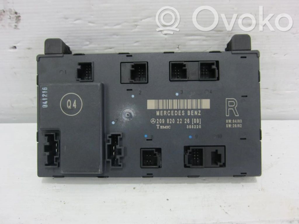 Mercedes-Benz CLK A209 C209 Unitate/modul de control motor 