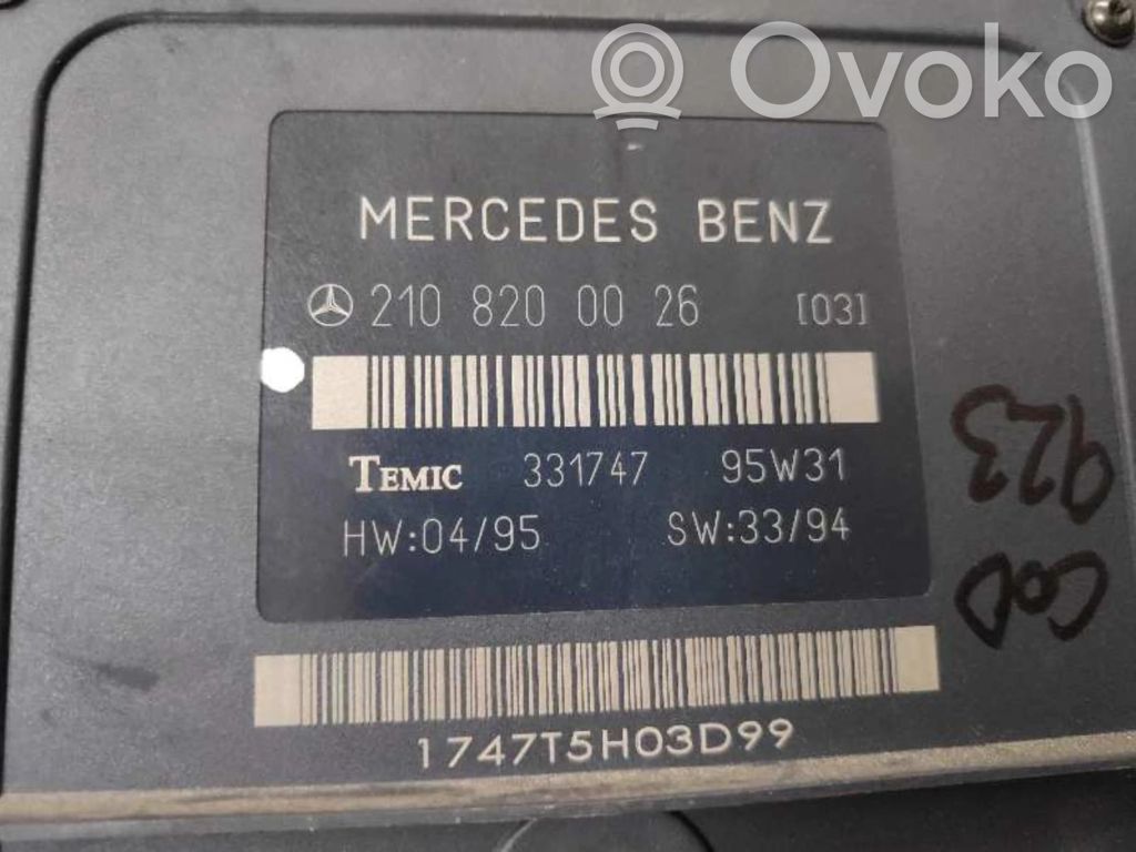 Mercedes-Benz E W210 Unitate/modul de control motor 