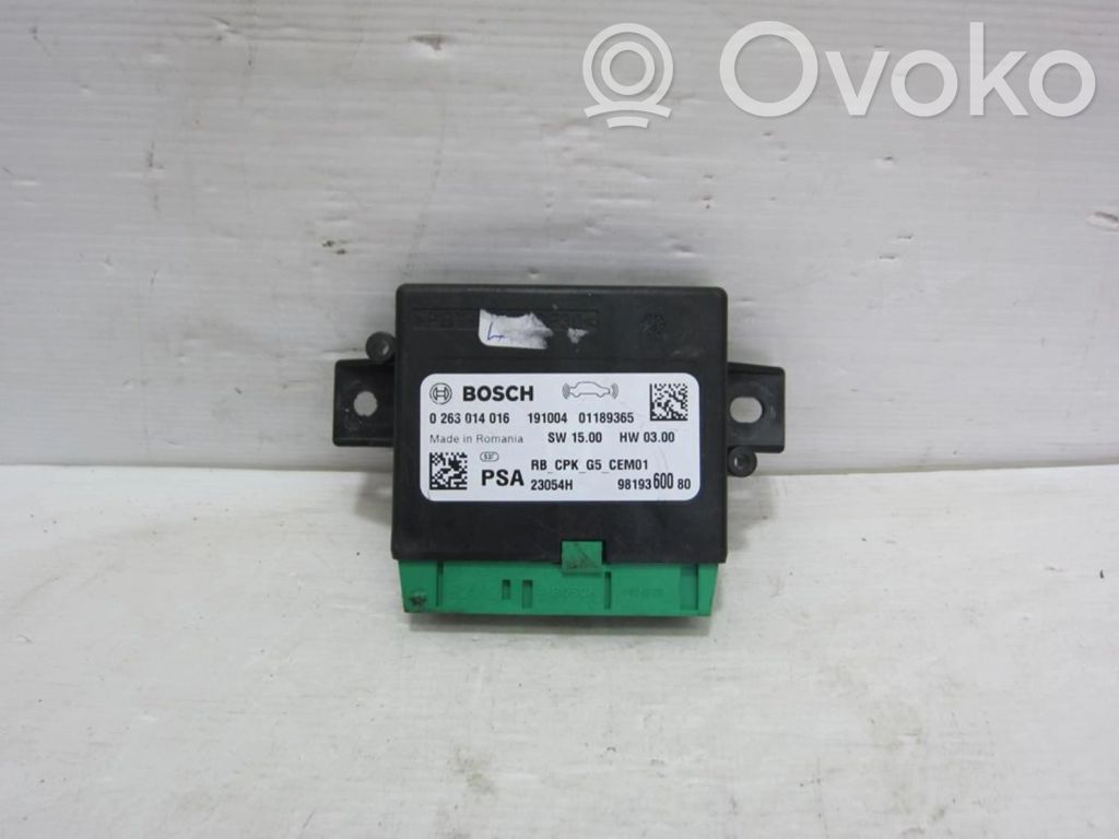 Citroen C5 Moottorin ohjainlaite/moduuli