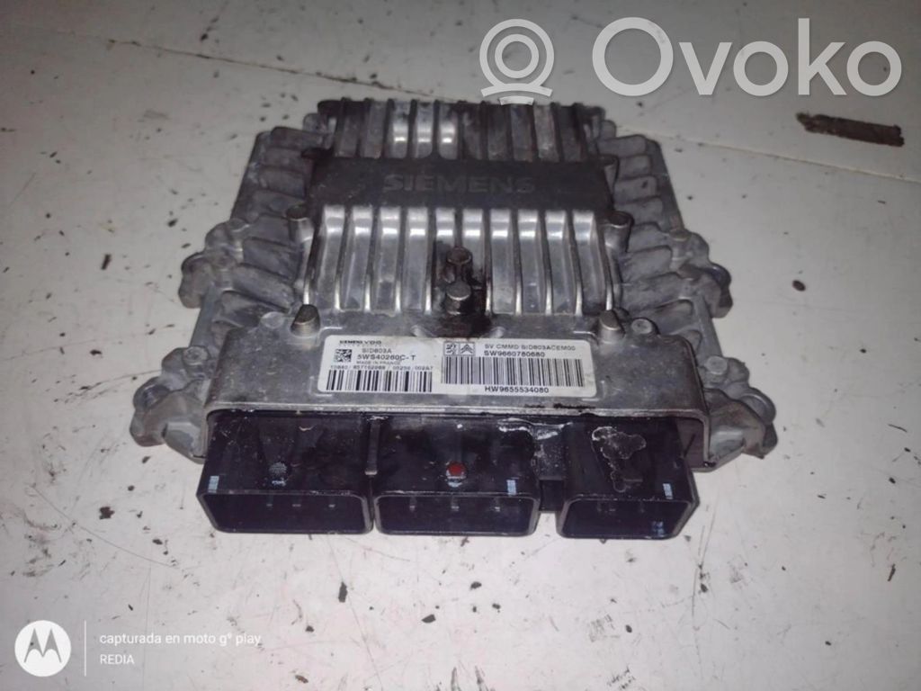 Engine control unit/module ECU   SW9660780680