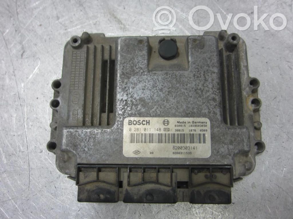 Unité de commande, module ECU de moteur   8200303141