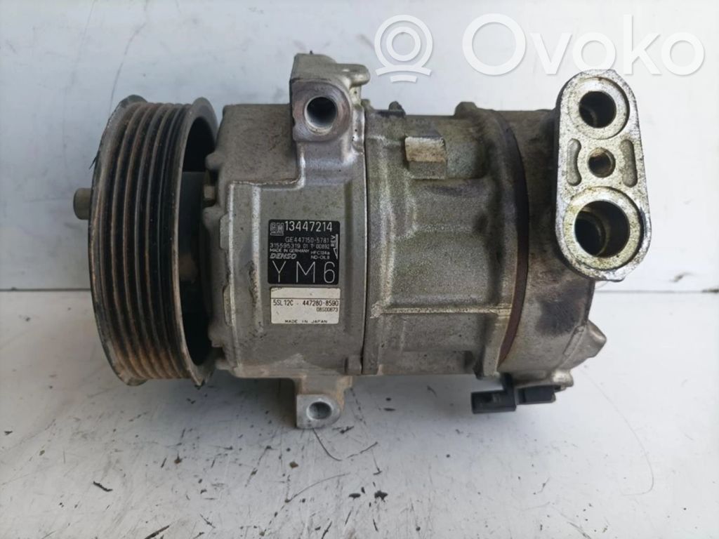 Ilmastointilaitteen kompressorin pumppu (A/C)   13447214