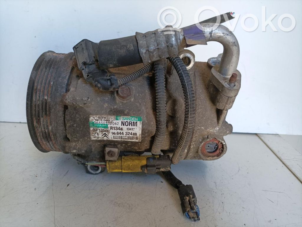 Citroen C4 Grand Picasso Air conditioning (A/C) compressor (pump) 