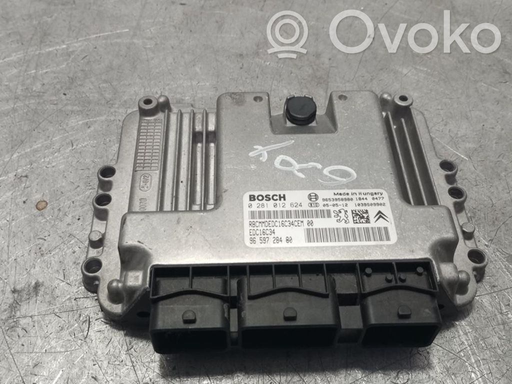 Citroen Berlingo Unité de commande, module ECU de moteur 