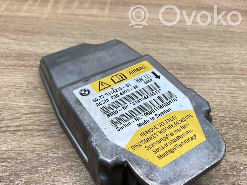BMW 5 E60 E61 Airbag control unit/module 