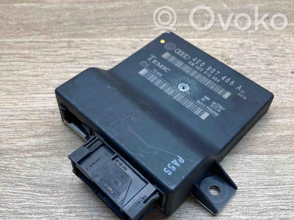 Audi A8 S8 D3 4E Gateway control module 